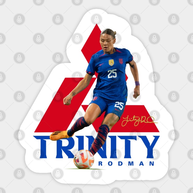 Trinity Rodman Sticker by Juantamad